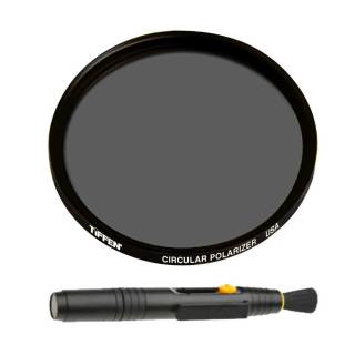 Tiffen 40.5mm Circular Polarizing Lens Filter and Lens Pen Bundle