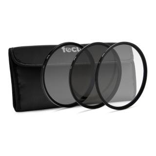 Focus Camera 49mm 3-Piece Filter Kit with UV, CPL and Neutral Density