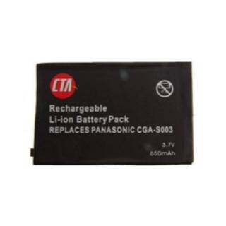 CTA Panasonic CGA-S003A/1B Lithium Ion Lumix Digital Camera Battery Replacement