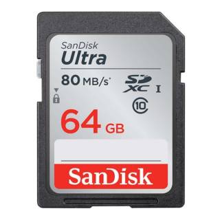SanDisk 64GB Ultra UHS-I Class 10 SDXC Memory Card