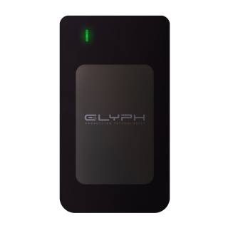 Glyph Technologies Atom RAID SSD, 4TB, USB-C (3.1, Gen2), USB 3.0, Thunderbolt 3, Black