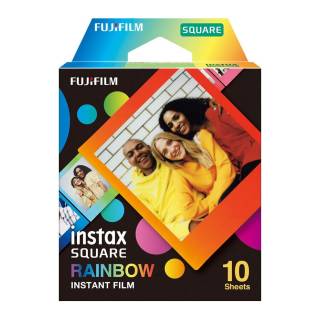 Fujifilm Instax Square Instant Film 10 Pictures (RAINBOW )