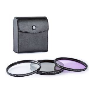 Ultimaxx 3-Piece Multi-Coated HD 37mm Filter Kit (UV, CPL, FLD) for DSLR Camera