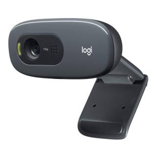 Logitech C270 HD 720p Desktop or Laptop Webcam for Video Calling and Recording