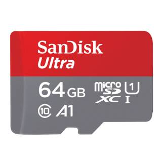 SanDisk 64GB Ultra UHS-I microSDHC Memory Card
