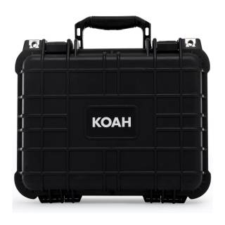 Koah Weatherproof Hard Case with Customizable Foam (13 x 11 x 6 Inch)