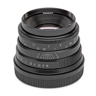 Koah Artisans Series 35mm f/1.7 Large Aperture Manual Focus Lens for Canon EF (Black)