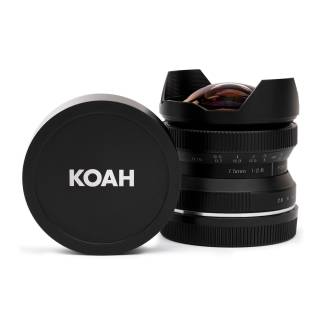 Koah Artisan Series 7.5mm F2.8 Wide Angle Fisheye Lens (Fuji FX Mount - Black)