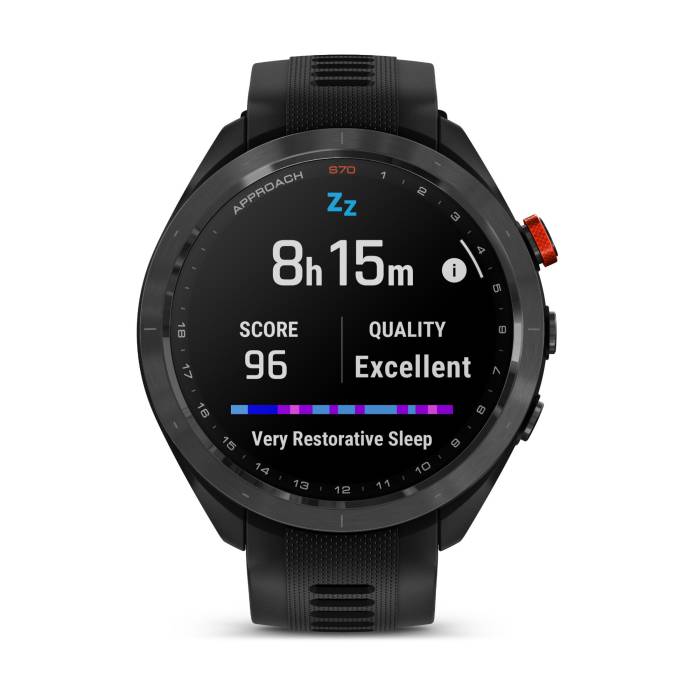 Garmin Approach S70 Premium 32GB Memory GPS 1.4-Inch AMOLED Display Long Battery Life Golf Watch
