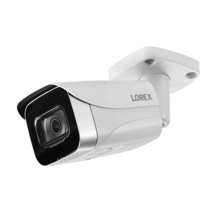 Lorex 4K Ultra HD IP PoE Add-On Indoor/Outdoor Bullet Security Camera (White)