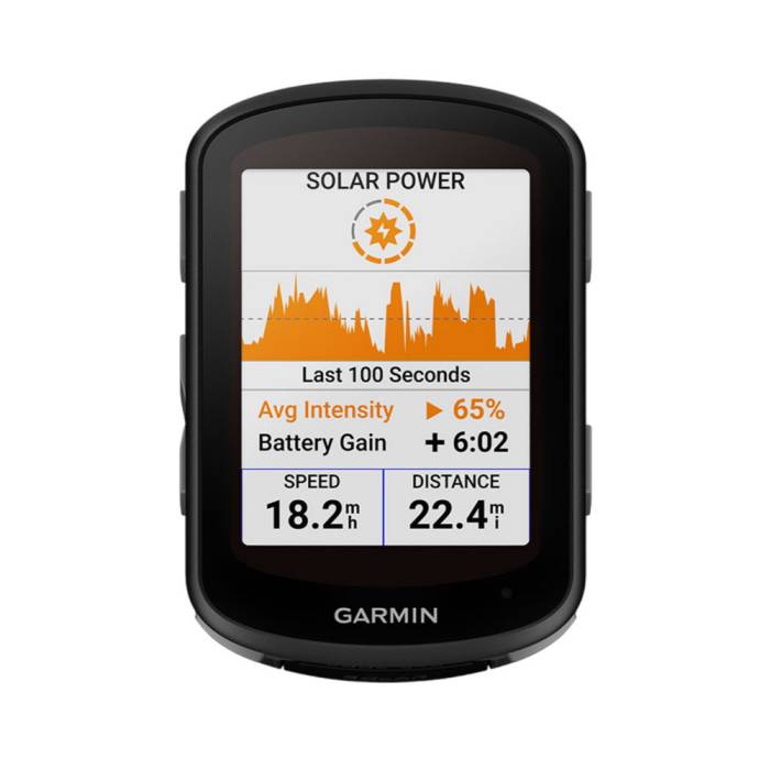 Garmin Edge 840 Solar GPS Cycling Computer with Solar Charging, Power Guide and Adaptive Coaching