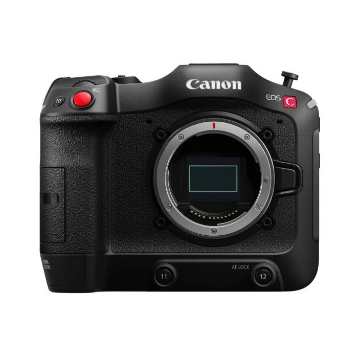 Canon EOS C70 RF Mount 4K 35MM DGO Sensor Cinema Camera Body with ND Filters and CMOS Autofocus