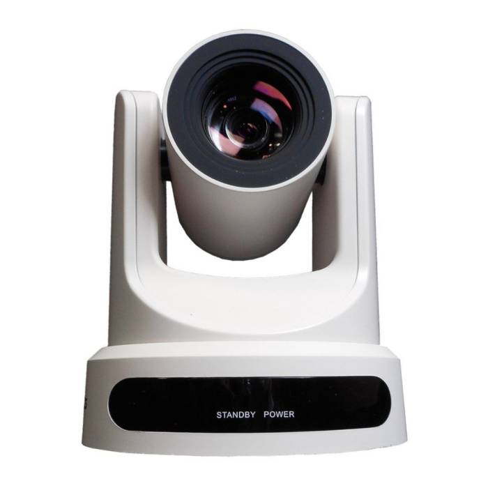 PTZOptics 20X-SDI Broadcast and Conference Video Camera (White)
