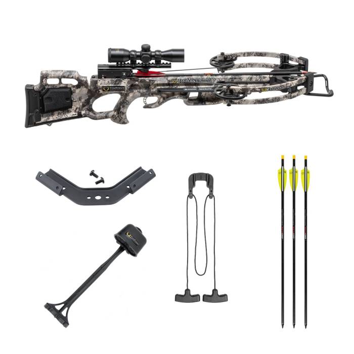 TenPoint Titan M1 370 FPS Crossbow with ProView 3 Scope and Rope Sled Kit
