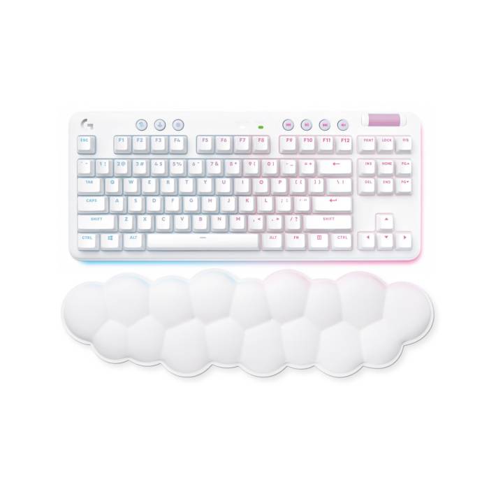 Logitech G715 Wireless Mechanical English Tactile Gaming Keyboard (White Mist)