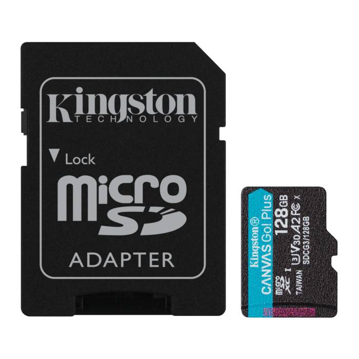 Kingston 128GB MicroSDXC Canvas Go Plus Memory Card