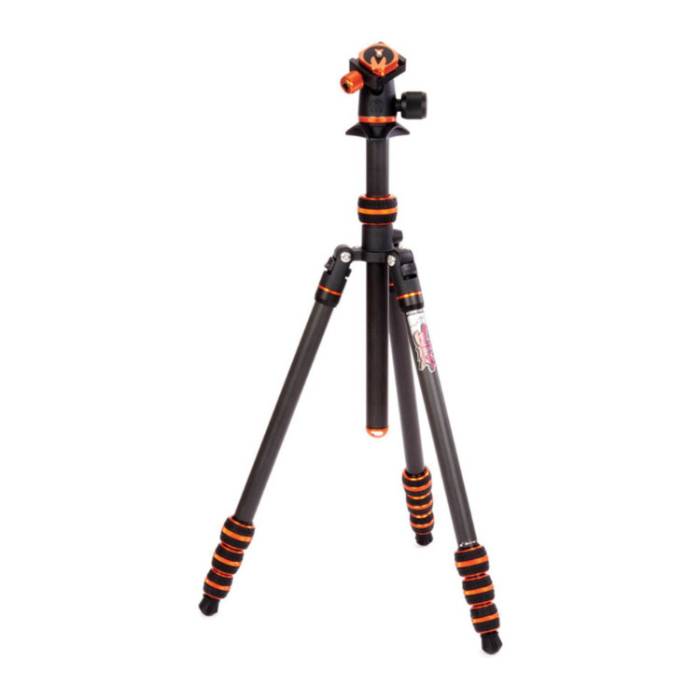 3 Legged Thing PUNKS Billy 2.0 Carbon Fibre Tripod System with AirHed Neo, Black