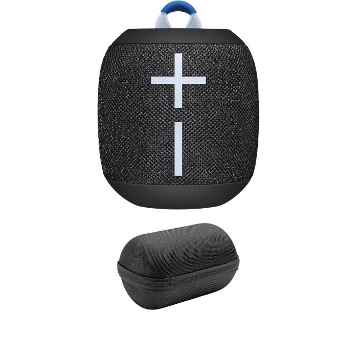 Ultimate Ears WONDERBOOM 3 Bluetooth Speaker (Active Black) and Knox Gear Protective Case