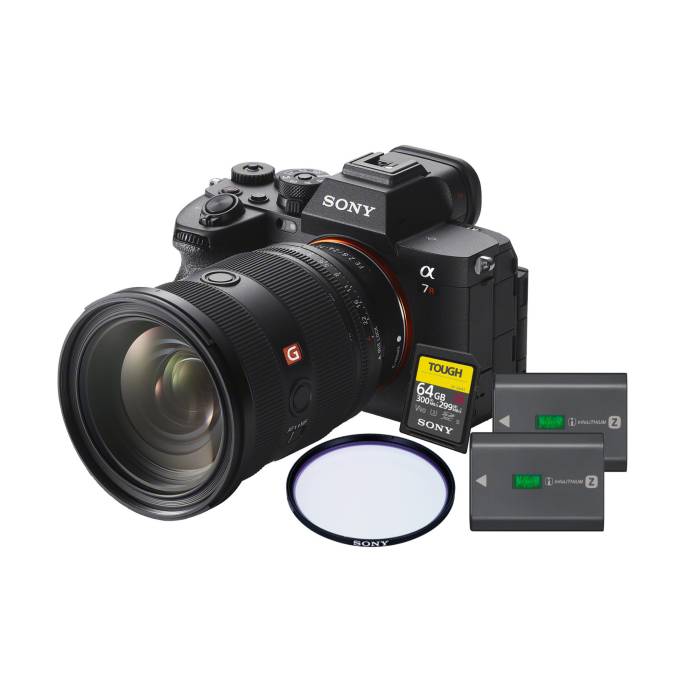 Sony Alpha 7R V Full-Frame Mirrorless ILC with 24-70mm f/2.8 GM Essential Studio Bundle