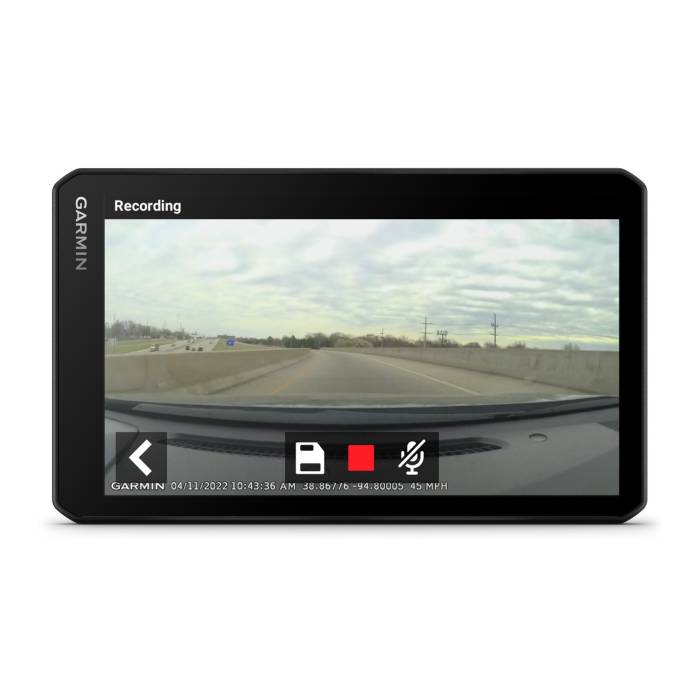 Garmin RVcam 795 RV GPS with Built-In Dash Cam