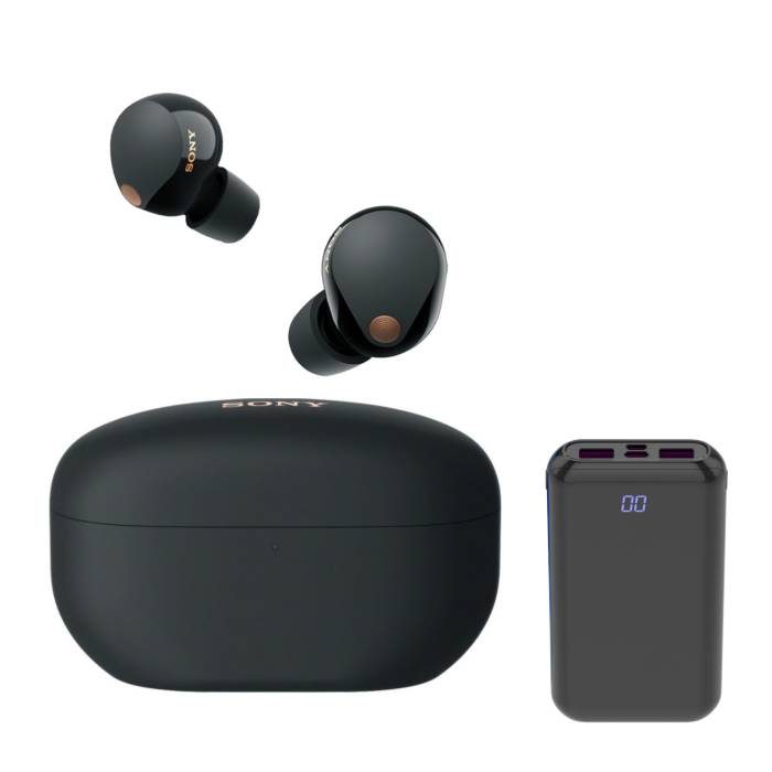 Sony WF-1000XM5 Truly Wireless Noise Canceling Earbuds (Black) bundle-e77c64046004f529.jpg