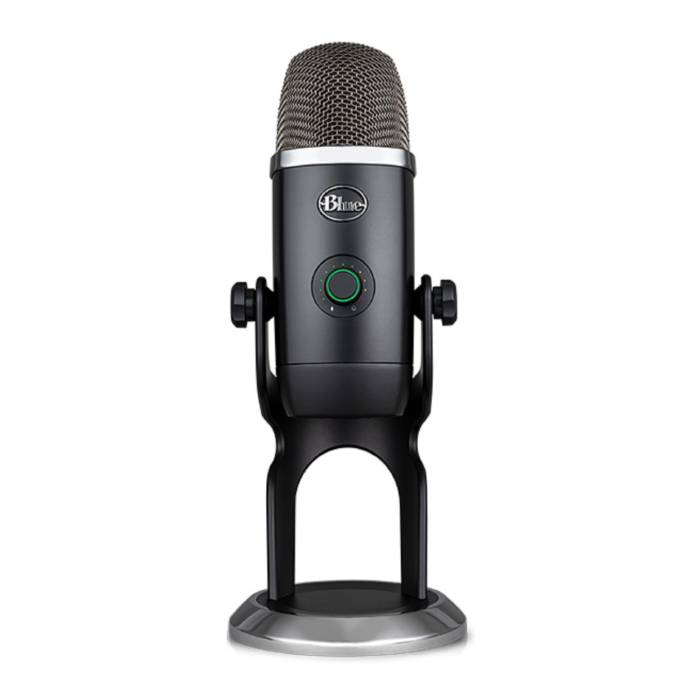 Blue Microphones Yeti X Dark Gray Microphone for Recording and Streaming on PC and Mac with Blue VO!CE Effects