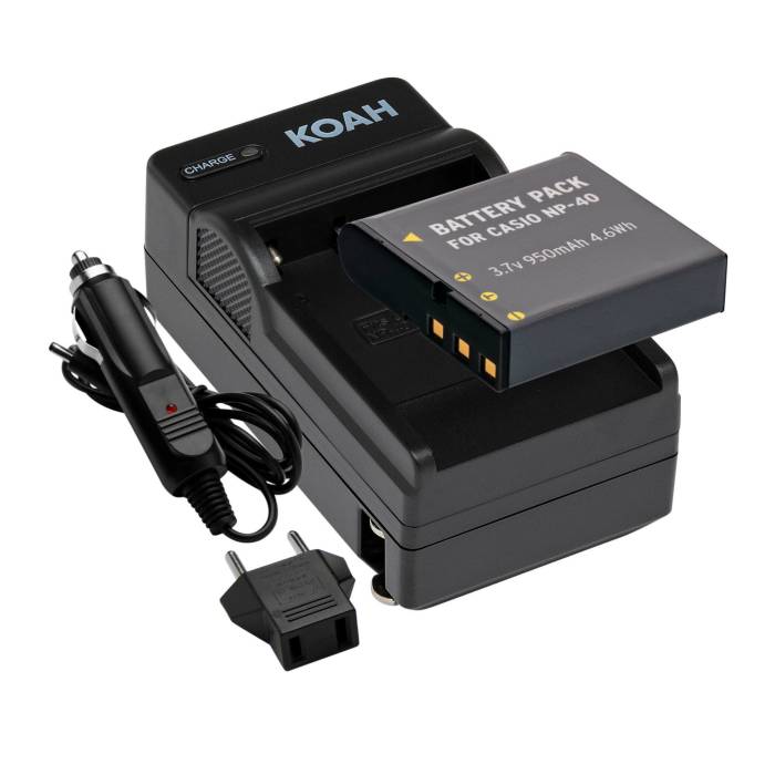 Koah Rechargeable Lithium-Ion Battery and Charger Kit