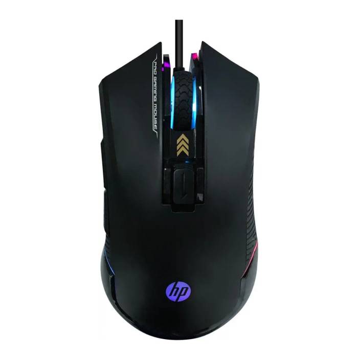 HP G360 Wired Gaming Optical Mouse with RGB LED (Black)