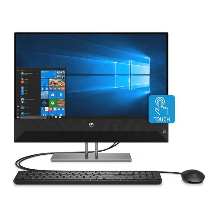 HP Pavilion 24-xa0057c 23.8-inch Full HD Touchscreen Intel Core i5+ 8400T 12GB 1TB HDD+16GB Intel Optane All in One PC