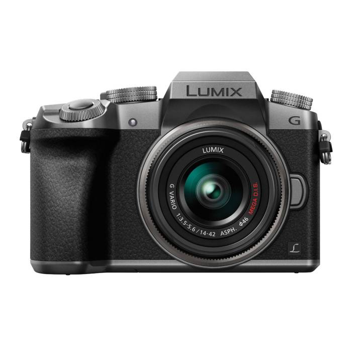 Panasonic LUMIX G7 Mirrorless Camera with 14-42mm f/3.5-5.6 Lens (Silver)