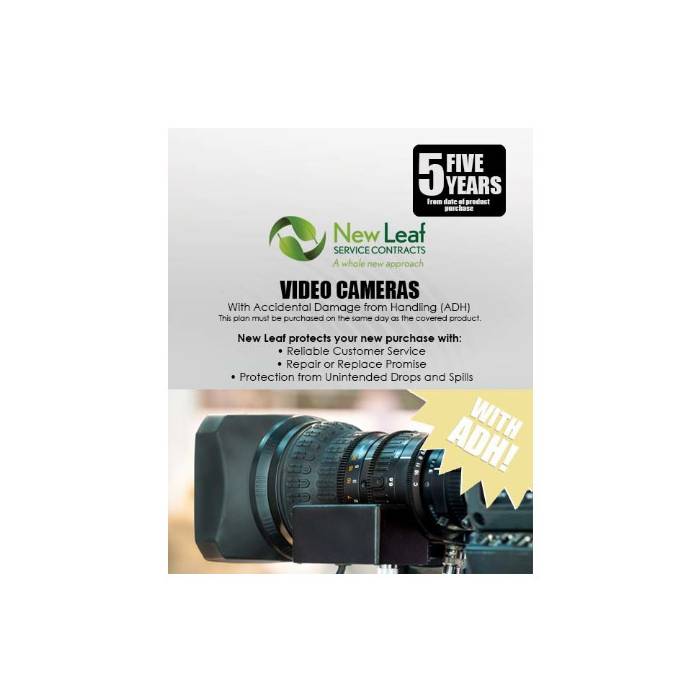 New Leaf 5-Year Video Cameras Service Plan with ADH for Products Retailing Under $7000