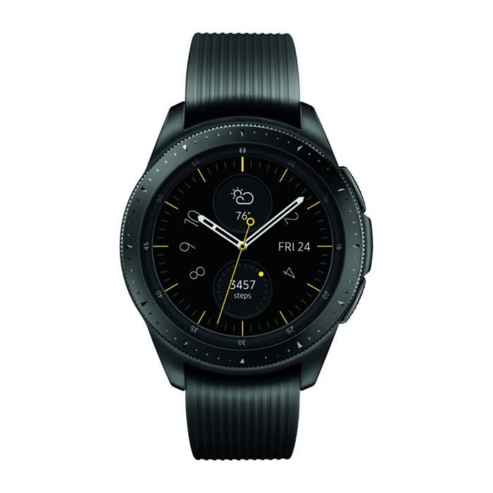 Samsung Galaxy Watch (42mm) SM-R810NZKAXAR (Bluetooth) - Black (Renewed)