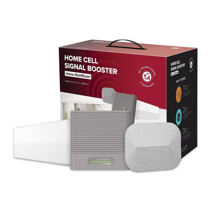 weBoost Home MultiRoom (470144) Cell Phone Signal Booster Kit Up to 5,000 sq ft for All USA Carriers