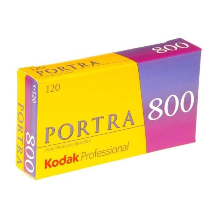 Kodak Professional Portra 800 Color Negative Film (120 Roll Film, 5-Pack)
