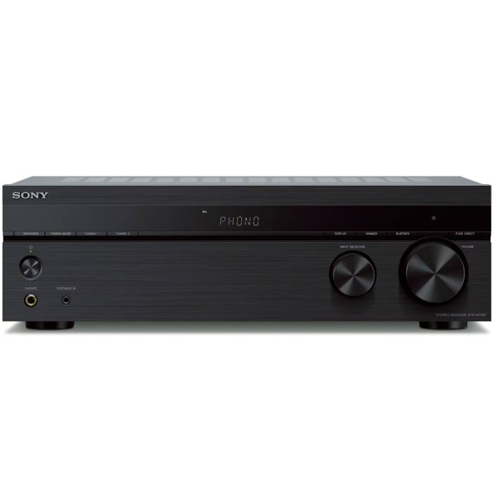 Sony 2 Channel Stereo Receiver with Phono Inputs and Bluetooth Connectivity