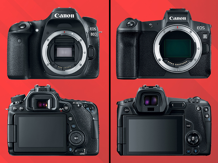 Canon 80D vs Canon EOS R