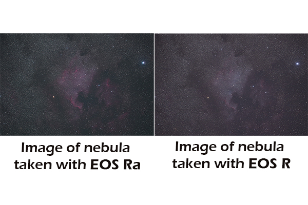 Nebula Side-by-side Canon EOS Ra