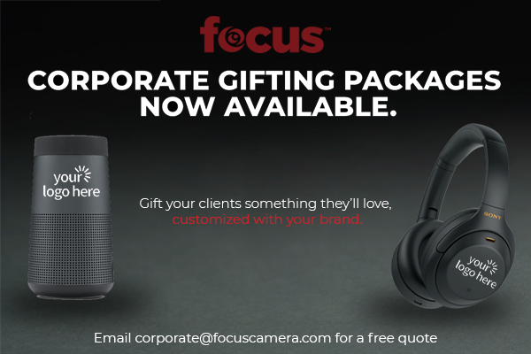 Email corporate@focuscamera.com for a free quote on a corporate gift package 